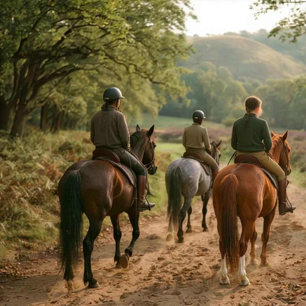 Balade à cheval en Corrèze, autour de Beyssenac