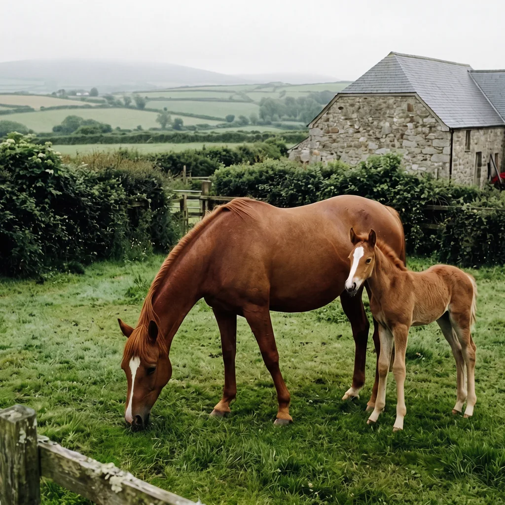 Élevage de chevaux au Écurie Desjeux, Beyssenac